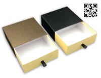 TIE BOX040  Design drawer type tie box  custom tie box   tie-box specialist vendor front view